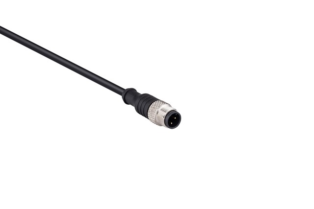 PUR Cable 2m M12*3 Male M12 Connector Cable